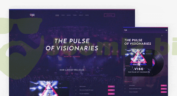 YOOtheme Vibe - Music Artists, Bands & DJs