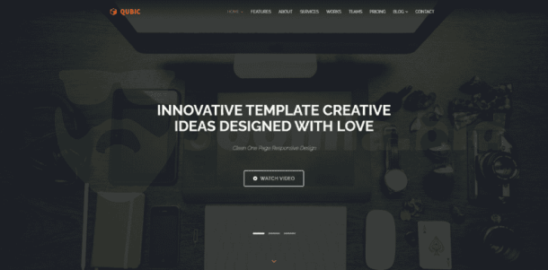 JoomShaper Qubic - Creative Onepage Freedom