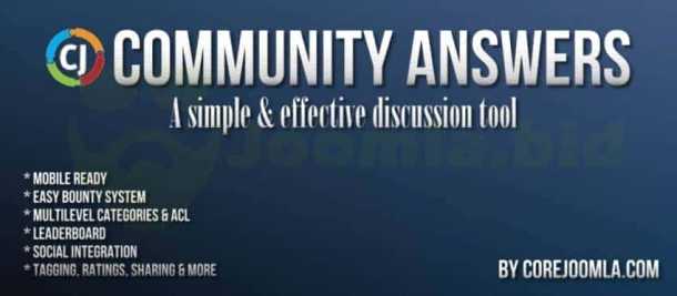 Community Answers - Q&A, Rating, Bounties, Social integrations, and more