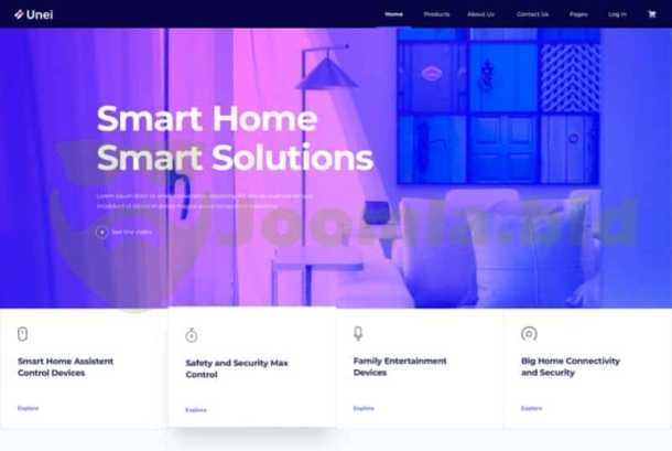 JoomShaper Unei Smart Home - J2store